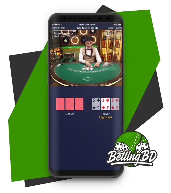 Poker Betting App with live poker open