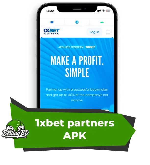 Screenshot of the 1xBet Partners App