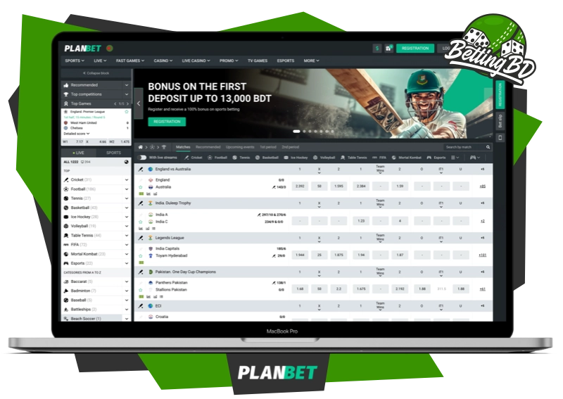 Planbet official website